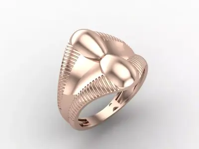 Plain Ring Women Ready STL 3DM Models Womens Rings 3D models 3D print model 41