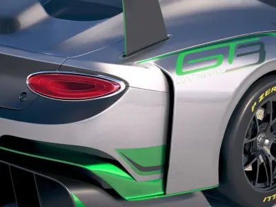 Bentley Continental GT3 Racecar 2018 3D model