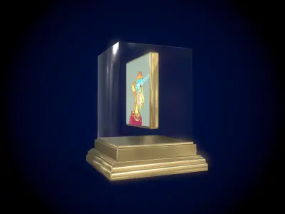 Mutant Ape 29 Gold Club Low-poly 3D model