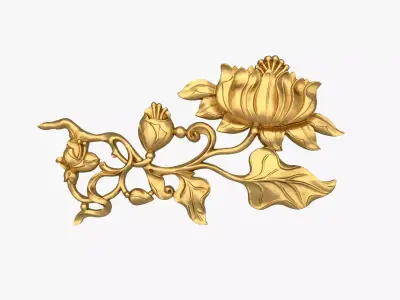 Classic decor ornament 268 3D model