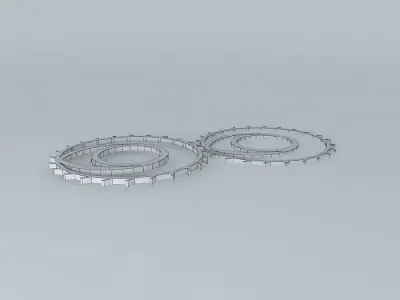 Merry Christmas & Happy New Year America! Free 3D model