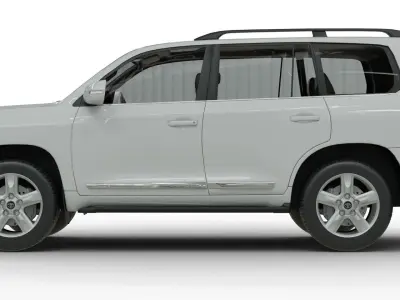 realistic land cruiser prado 3D model