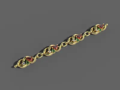 Prism Palette Jewellery Set 3D print model