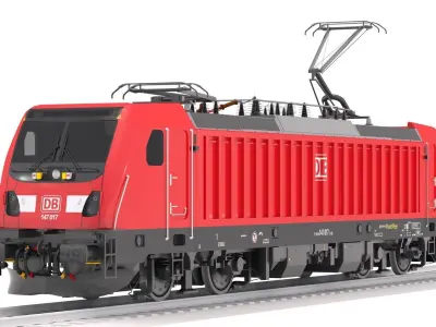 Bombardier TRAXX AC3 DB Locomotive 3D model