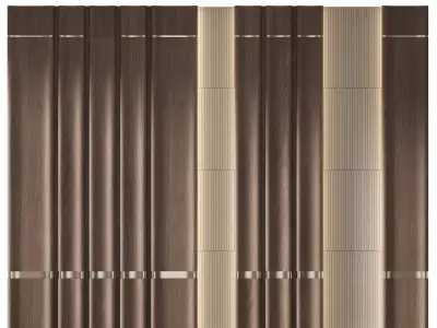 Decorative V74 Wall Panels 3D model