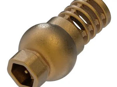 Premium Foot Valve 3D print model