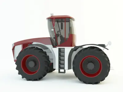 agricultural vehicle tractor 3d model 3D model