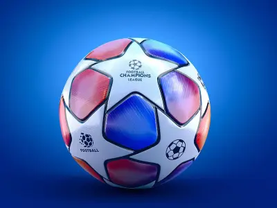 Champions League ball 3D model