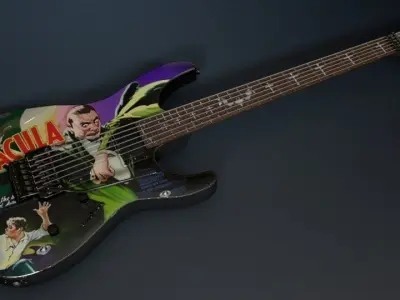 Kirk Hammett ESP KH-2 Dracula 3D model