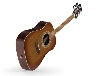 Acoustic Guitar 3D model