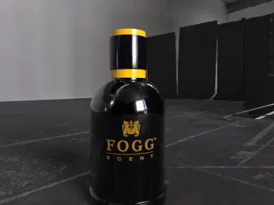 fogg perfume bottle  Low-poly 3D model