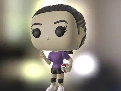 Funko jugadora de Volley 3D print model