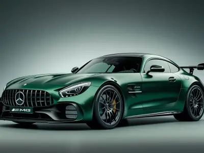 Mercedes AMG GT R 2017 3d Model Low-poly 3D model