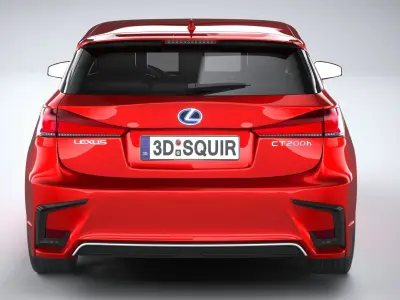 Lexus CT 200h regular 2020 3D model