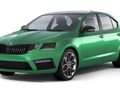 Skoda Octavia RS 2017 3D model