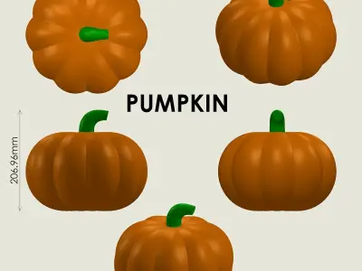 Pumpkin 3D print model