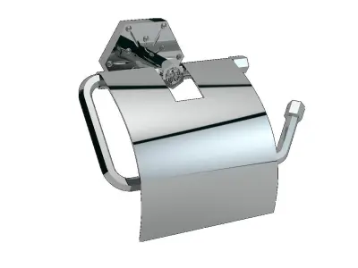 Orchid Diamond Paper Holder Cover 3D model