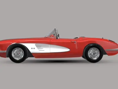 Chevrolet Corvette C1 - 1953-1962 3D model