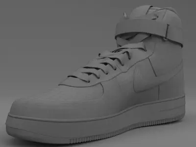  Air Force 1 Nike PBR 3D model