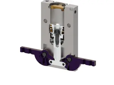 pneumatic gripper 3D print model