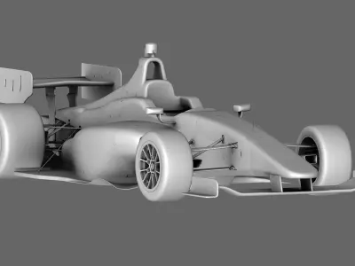 Dallara Indy Lights 2015 Low-poly 3D model