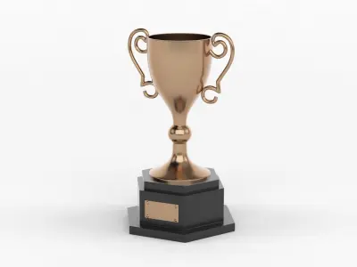 Trophy Cup Collection 3D model shop