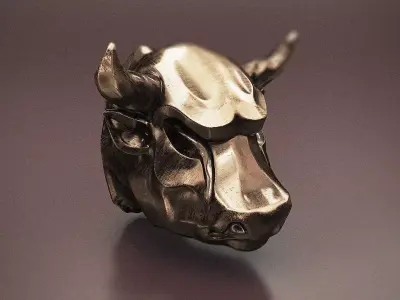 bull head Free 3D print model