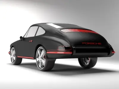 Porsche 911 T  1968 3D model