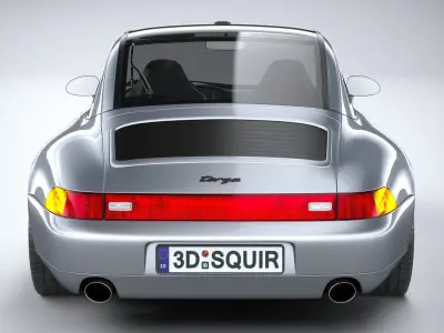 Porsche 911 993 Targa 1995 3D model