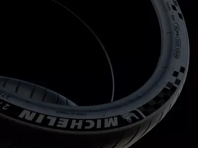MICHELIN PILOT SPORT CUP2 tires  3D model