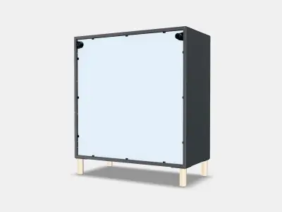 EKET Cabinet combination with legs 1 3D model