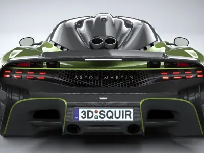Aston Martin Valhalla 2026 LowPoly 3D model