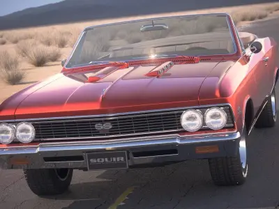 Chevrolet Chevelle SS Convertible CG 1966 3D model