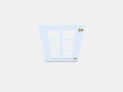 STENSUND Glass by 6 Low-poly 3D model