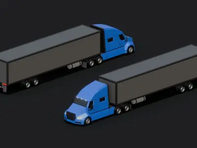 Stylized Lowpoly Vehicles Low-poly 3D model