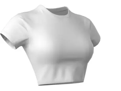 Shirt Female Low-poly 3D model