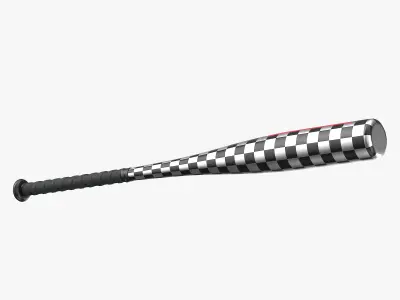 Aluminum Baseball Bat 3D model