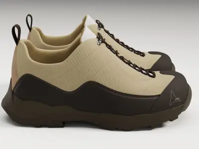 Sneakers Katharina ROA  Low-poly 3D model