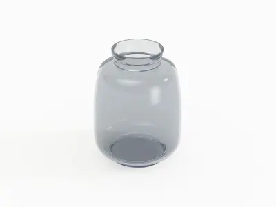 Contemporary Glass Vase 3D model