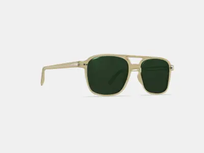 Brimmer Sunglasses in Honeydew 3D model