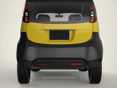 Electronic car  3D model