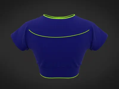 crop top  Free 3D model
