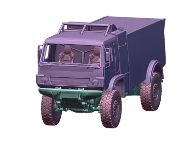 Kamaz 43509 Dakar Rally print 3D print model