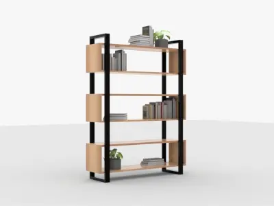 Book shelf 3D model