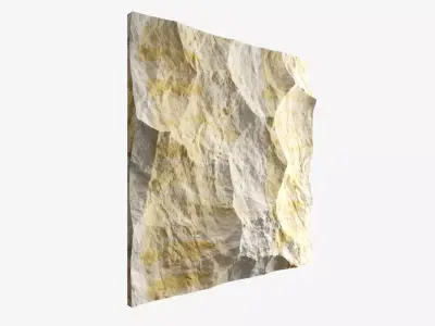395-RockPanel piece of rock 3D model