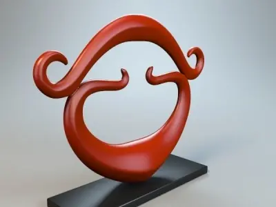 Abstract Figure 3D model 13