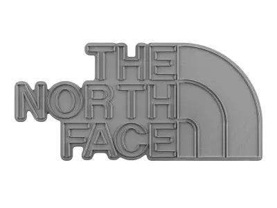 The North Face Neon Sign 3D model