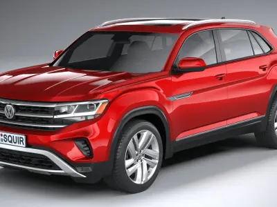 Volkswagen Atlas Cross Sport Regular 2021 3D model