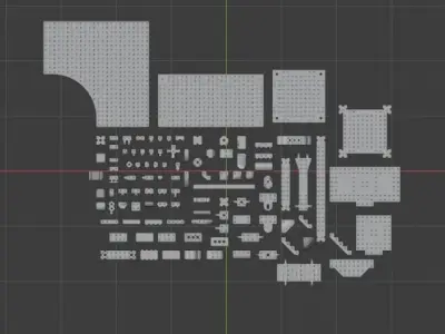Lego detalics 1 - Bricks 3D model