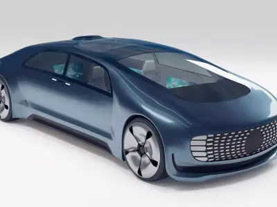 Concept car  Luxury F015 3D model
